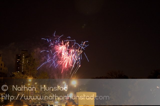 Minneapolis fireworks on 4 July 2010